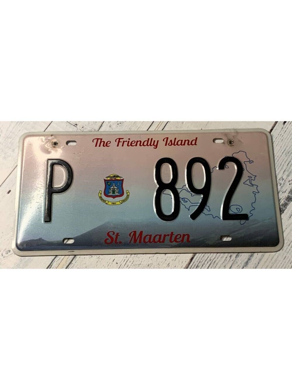 St. Maarten The Friendly Island License Car Plate auto Island decoration